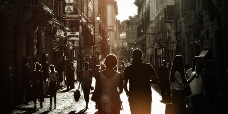 Gente por la calle